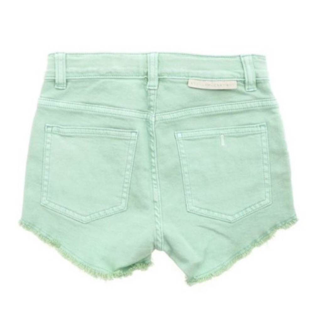 Stella McCartney Kids Mint Green Shorts - Picture 2 of 4